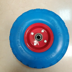 Колесо 4, 10/3,50 -4 TL Ø260 безкамерне, під вісь d-20 мм, розборний диск синє