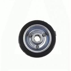 Колесо для тачок і платформ лита гума 160/40 - 80 мм , голчастий підшипник
