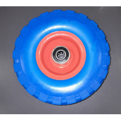 Колесо 4, 10/3,50 -4 TL Ø260 безкамерне, під вісь d-20 мм, нерозборний диск синє