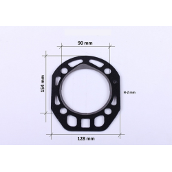 Прокладення голівки циліндра дизельного двигуна 180n Ø 90 мм